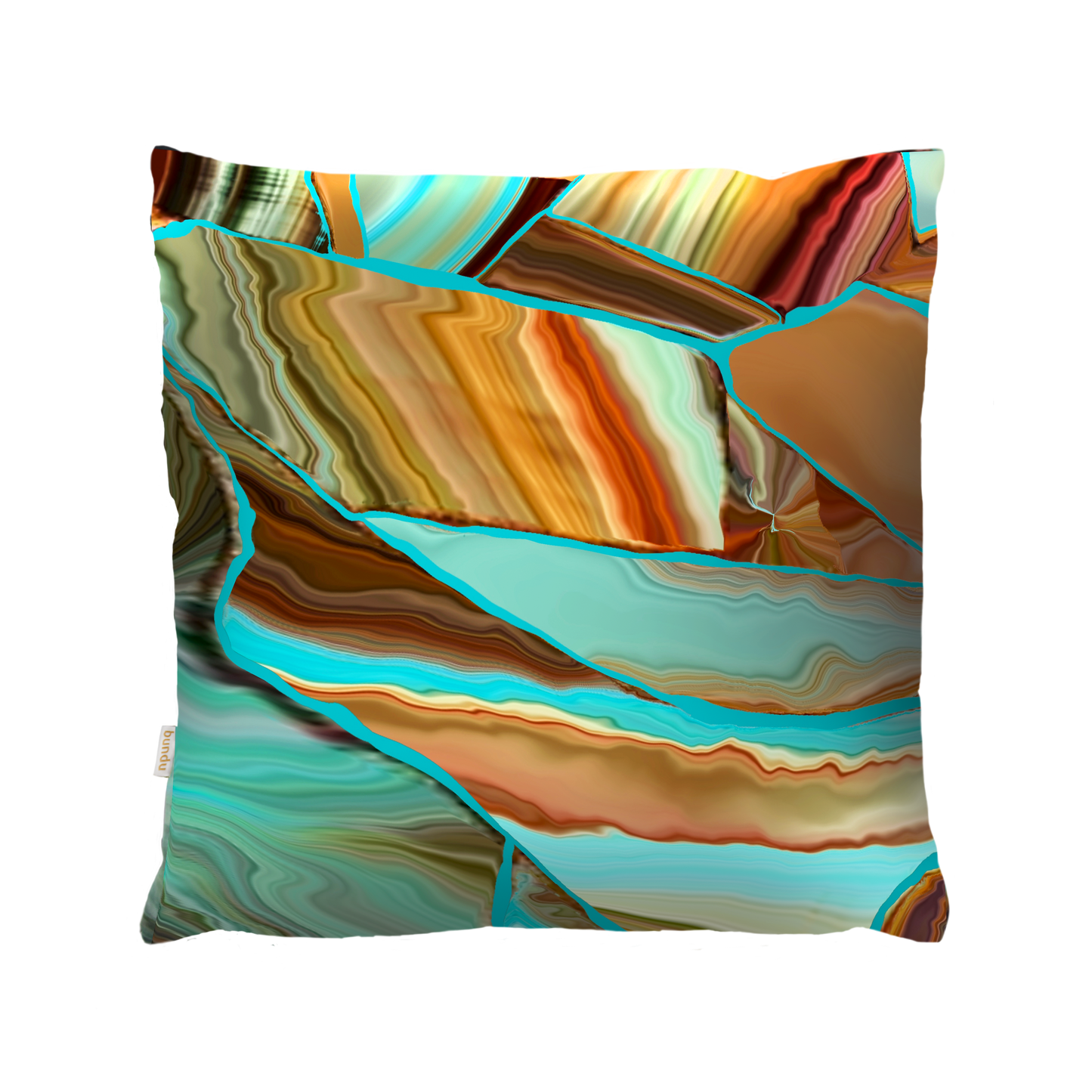 Landscape marble Cushion, with inner cushion 45cm x 45cm