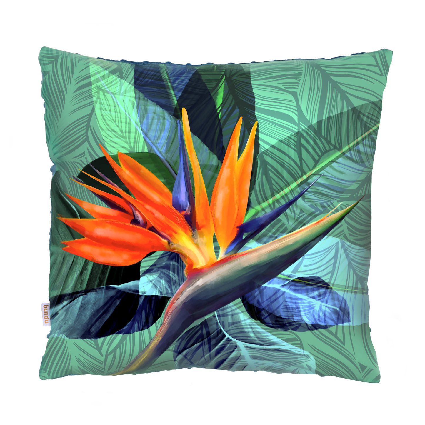 Stelitzia Cushion, with inner cushion 45cm x 45cm