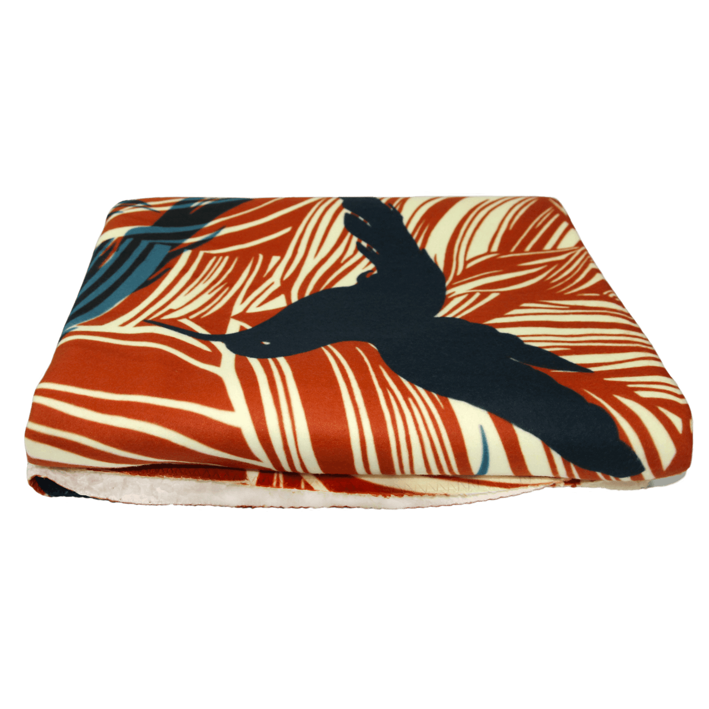 Birds of paradise Deken, teddy fleece, 100cm x 150cm