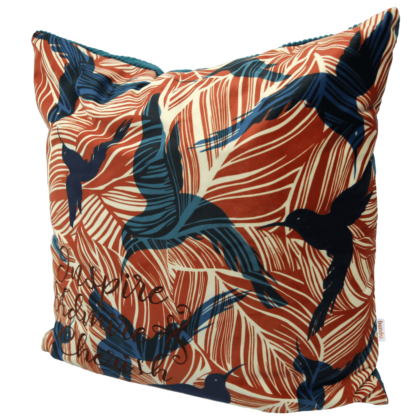 Birds of paradise Kussen, met binnenkussen, 45cm x 45cm