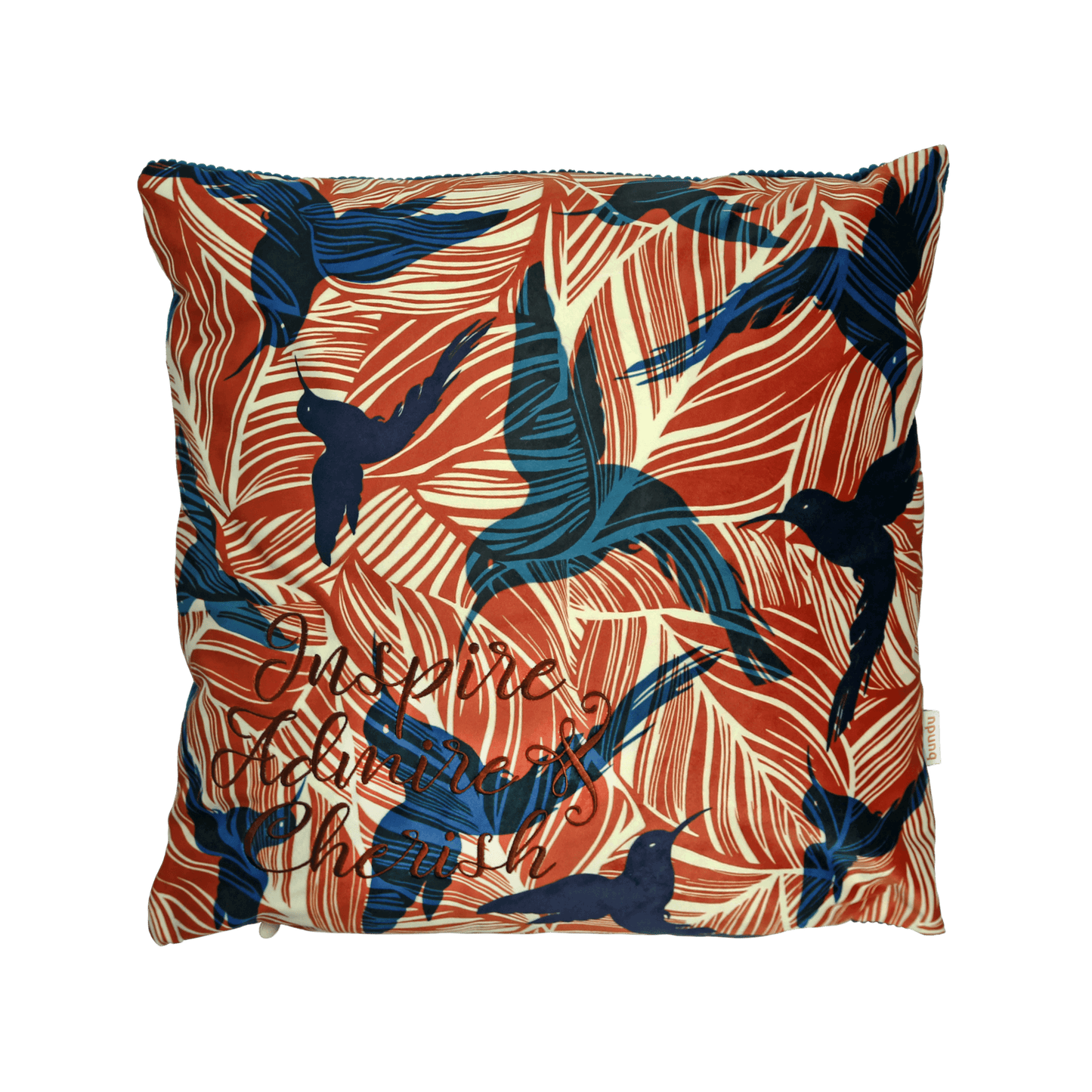 Birds of paradise Kussen, met binnenkussen, 45cm x 45cm
