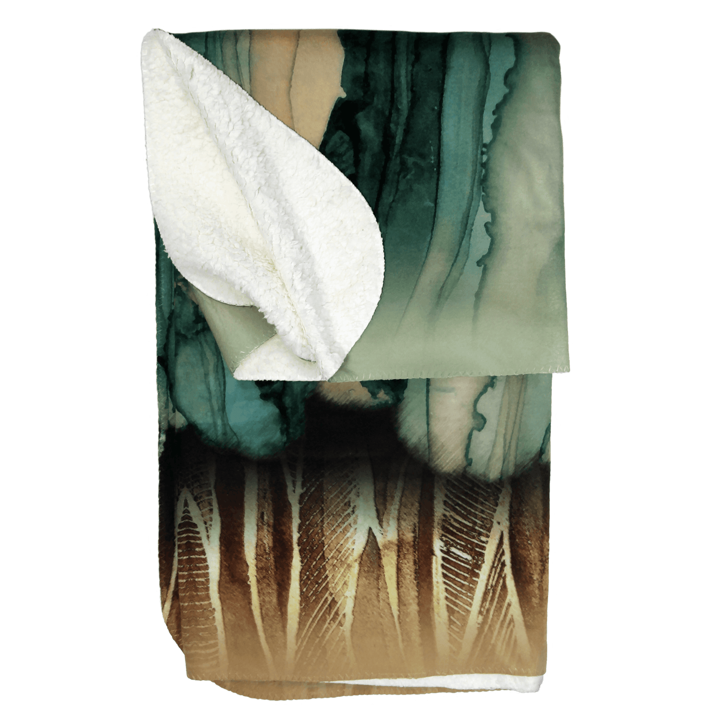 Earth & Rain Deken, teddy fleece, 100cm x 150cm