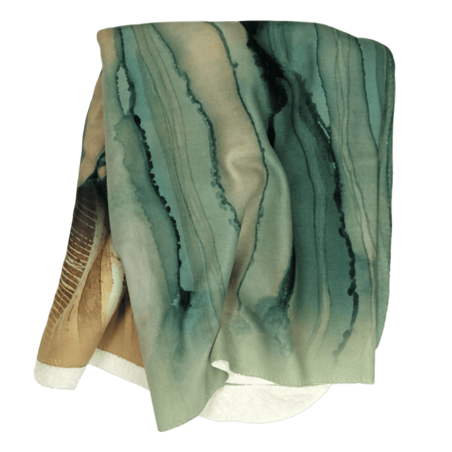 Earth & Rain Deken, teddy fleece, 100cm x 150cm