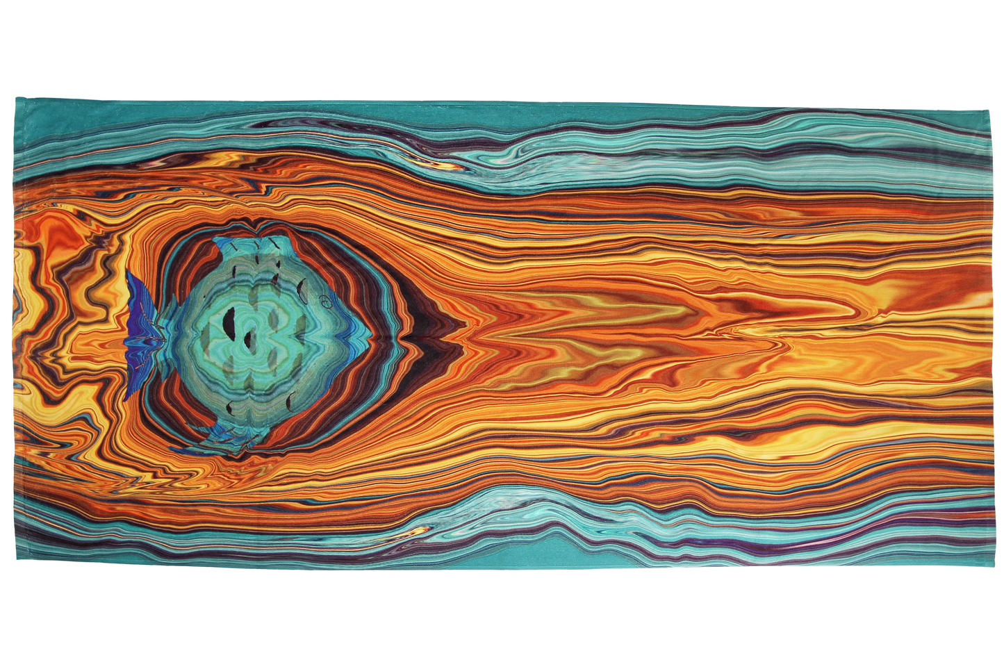 Fish Ripple strandhanddoek en strandlaken