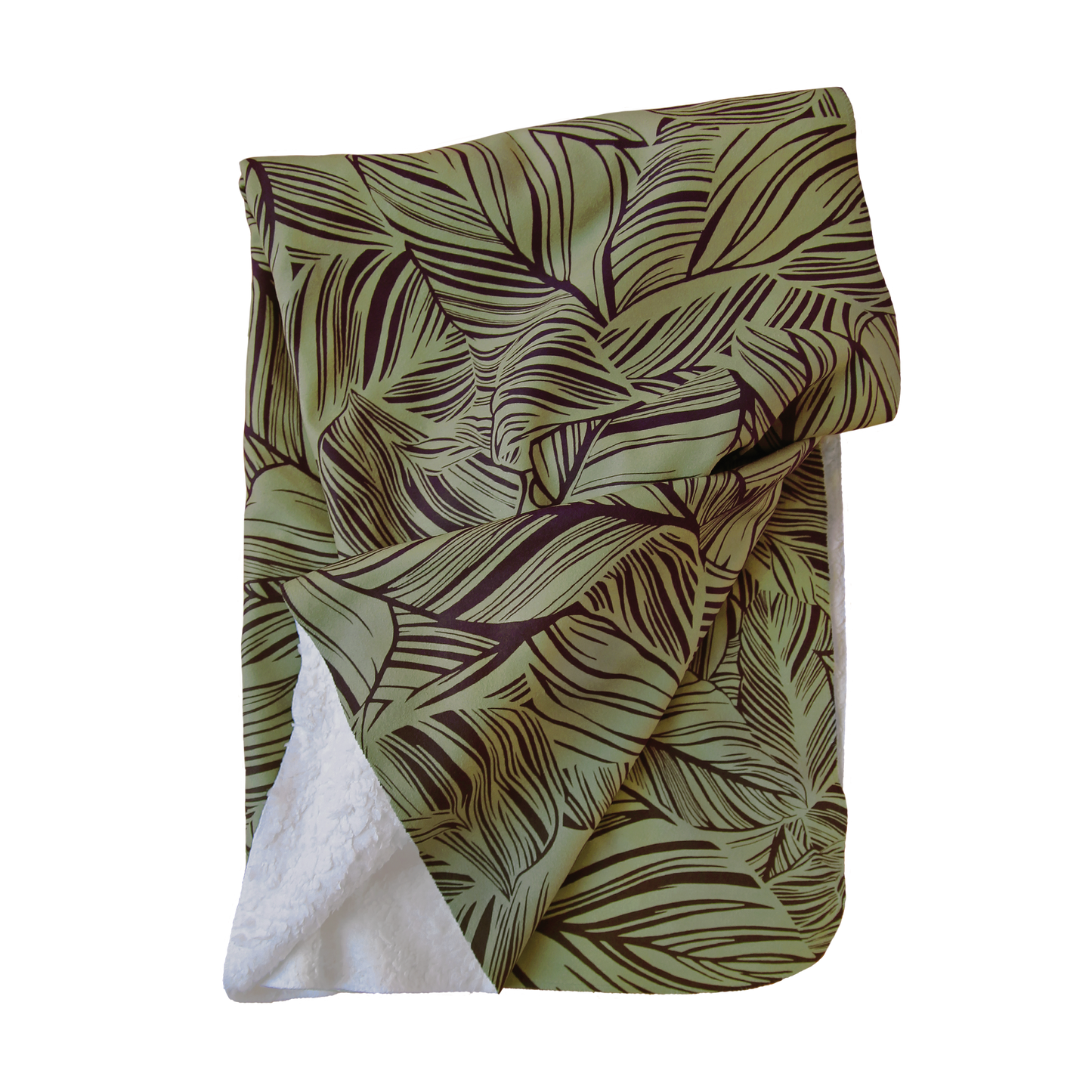 Foliage Deken, teddy fleece, 100cm x 150cm