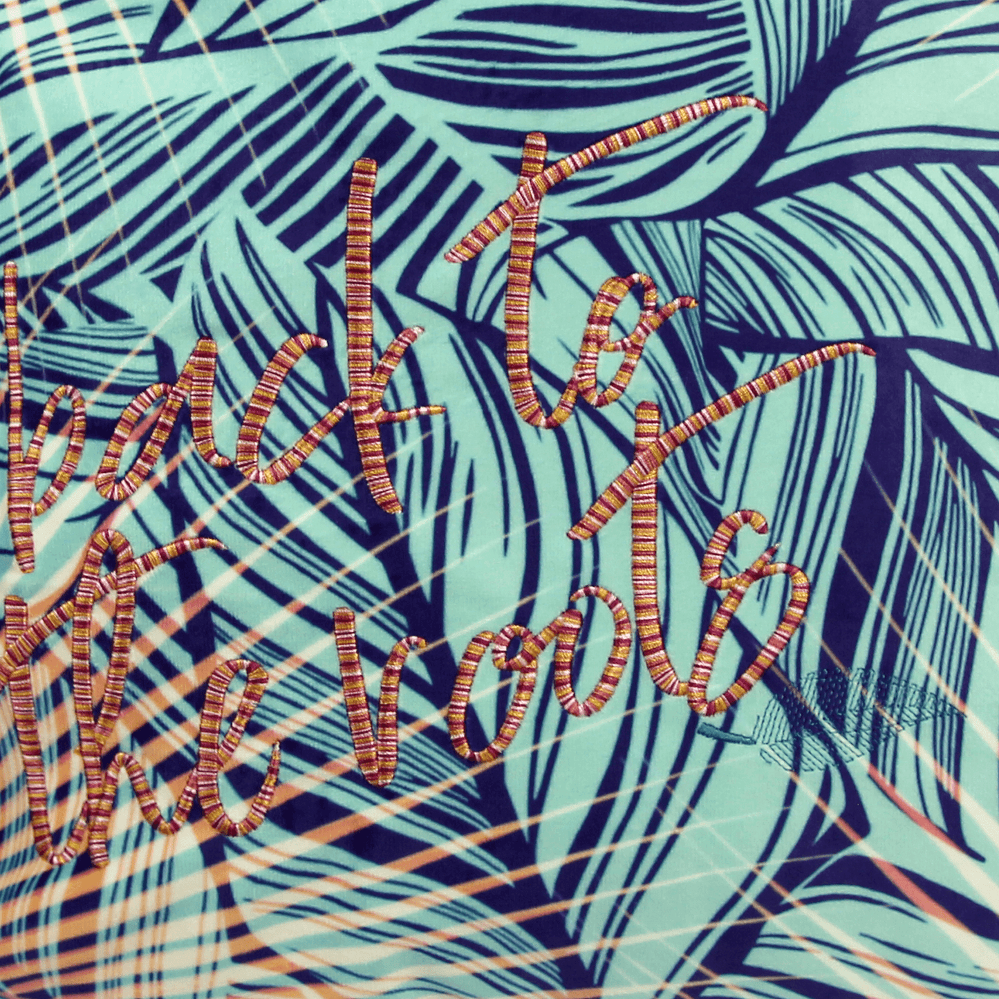 Minty Palms Kussen, met binnenkussen, 45cm x 45cm