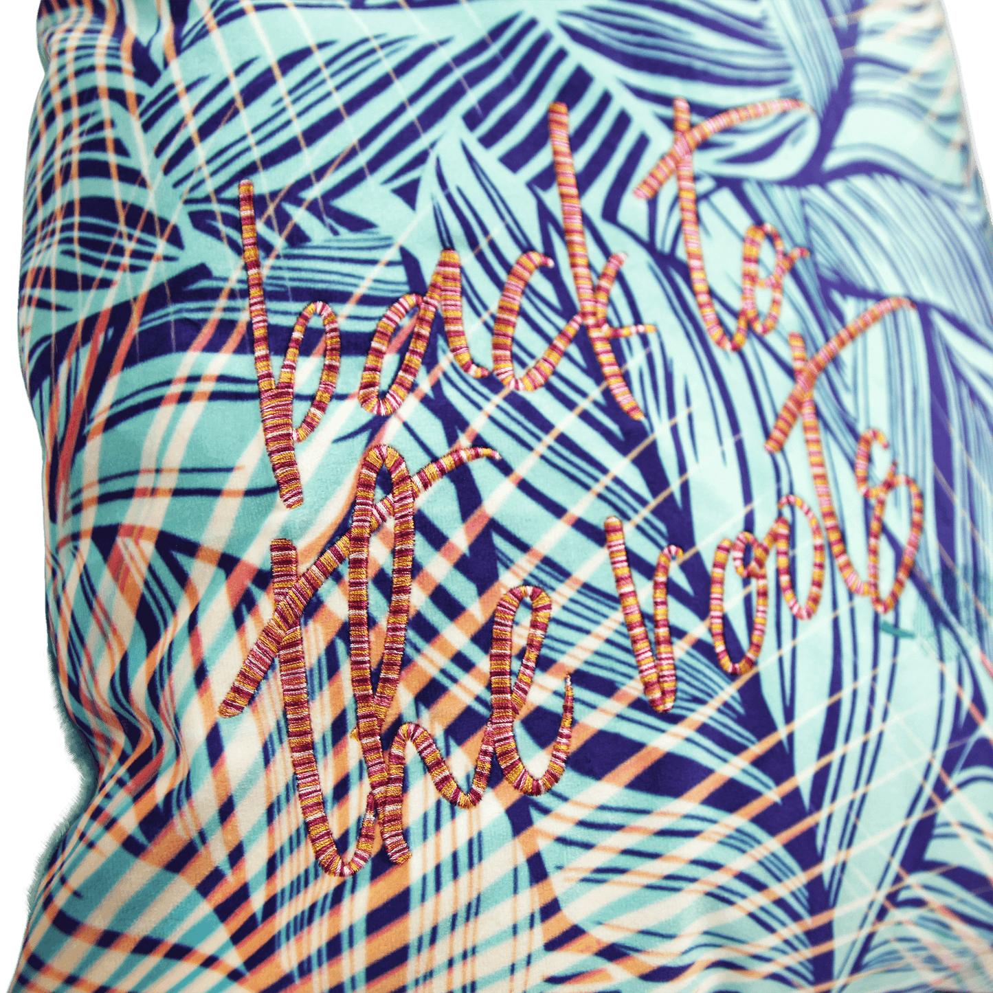 Minty Palms Kussen, met binnenkussen, 45cm x 45cm