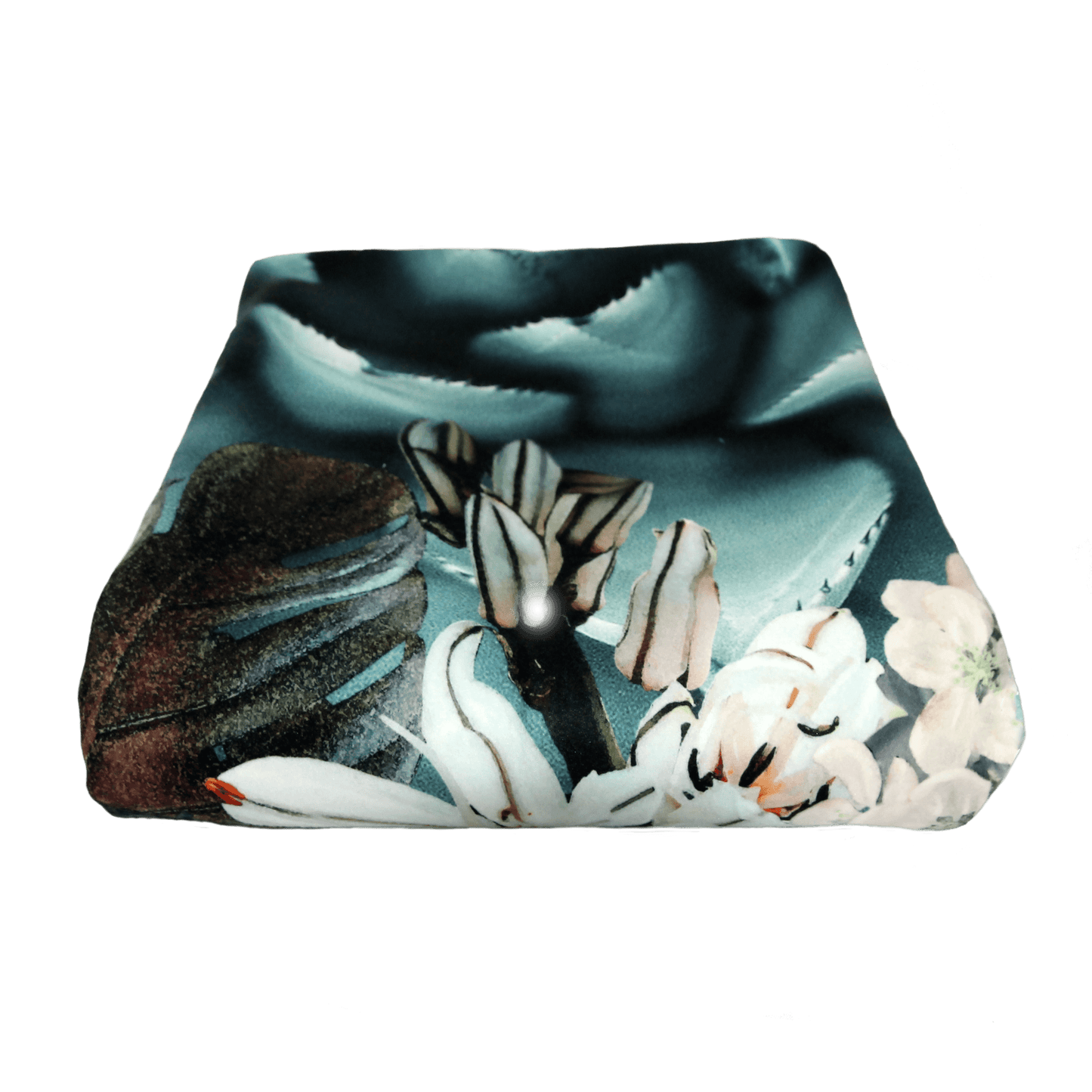 Ocean flora Deken, teddy fleece, 100cm x 150cm