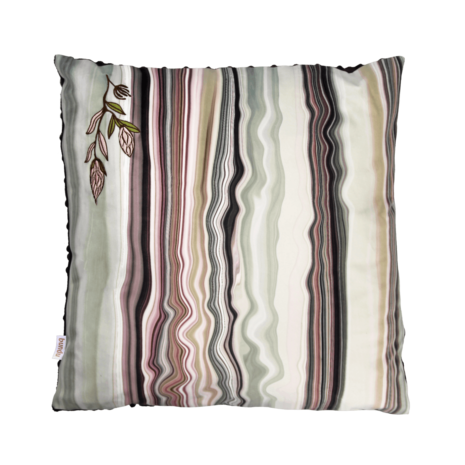 Protea stripe Kussen, met binnenkussen, 45cm x 45cm